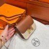 CK37 Gold Constance 19CM Barenia Leather Gold Hardware Full Handmade