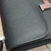 6O Vert bronze Constance 24CM 1-18 Mirror M Epsom Leather Silver Hardware Full Handmade