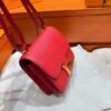 Q5 Rouge Casaque Constance 24CM Epsom Leather Gold Hardware Full Handmade