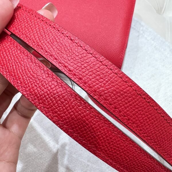 Q5 Rouge Casaque Constance 24CM Epsom Leather Gold Hardware Full Handmade