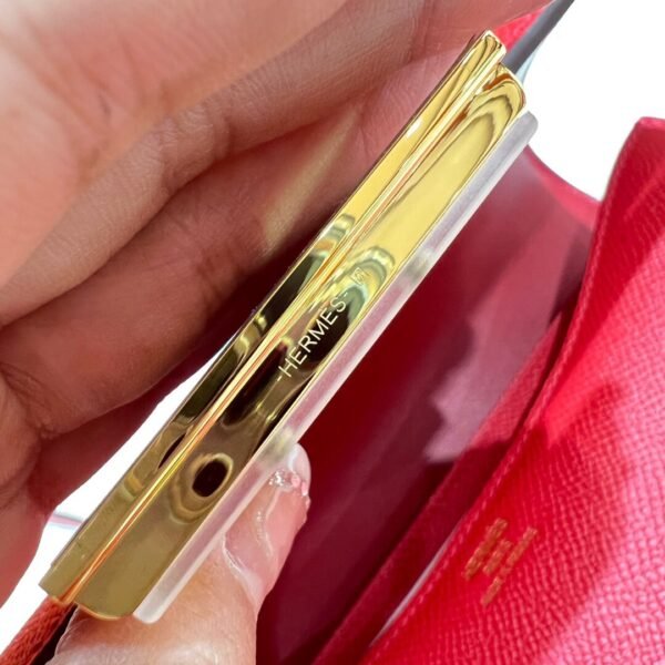 Q5 Rouge Casaque Constance 24CM Epsom Leather Gold Hardware Full Handmade