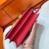 Q5 Rouge Casaque Constance 24CM Epsom Leather Gold Hardware Full Handmade