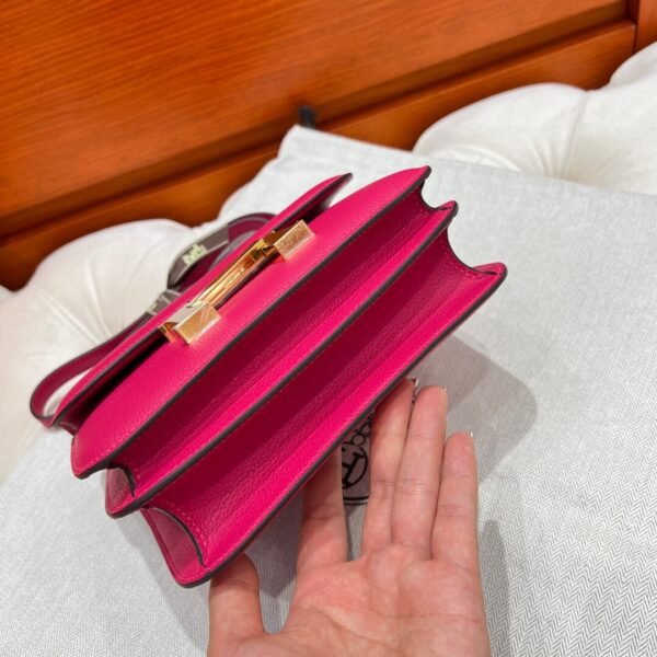 90 Framboise Constance 19CM Epsom Leather Gold Hardware Full Handmade