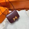55 Rouge Constance 19CM Box Leather Gold Hardware Full Handmade