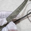 81 Gris Touretelle Constance 19CM Alligator Leather Silver Hardware Full Handmade