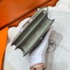 81 Gris Touretelle Constance 19CM Alligator Leather Silver Hardware Full Handmade