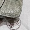 81 Gris Touretelle Constance 19CM Alligator Leather Silver Hardware Full Handmade