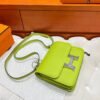 6R Kiwi Constance 24CM Epsom Leather Silver Hardware Full Handmade