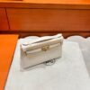 10 Craie Kelly Pochette Epsom Leather Gold Hardware Full Handmade