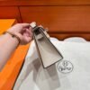 81 Gris Tourterelle Kelly Pochette Epsom Leather Silver Hardware Full Handmade