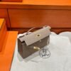 18 Etoupe Kelly Pochette Epsom Leather Gold Hardware Full Handmade