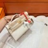 10 Craie Kelly Pochette Epsom Leather Gold Hardware Full Handmade