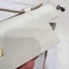10 Craie Kelly Pochette Epsom Leather Gold Hardware Full Handmade