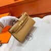 4B Biscuit Kelly Pochette Swift Leather Gold Hardware Full Handmade