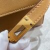 4B Biscuit Kelly Pochette Swift Leather Gold Hardware Full Handmade