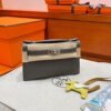 8F Etain Kelly Pochette Epsom Leather Silver Hardware Full Handmade