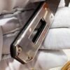 8F Etain Kelly Pochette Epsom Leather Silver Hardware Full Handmade