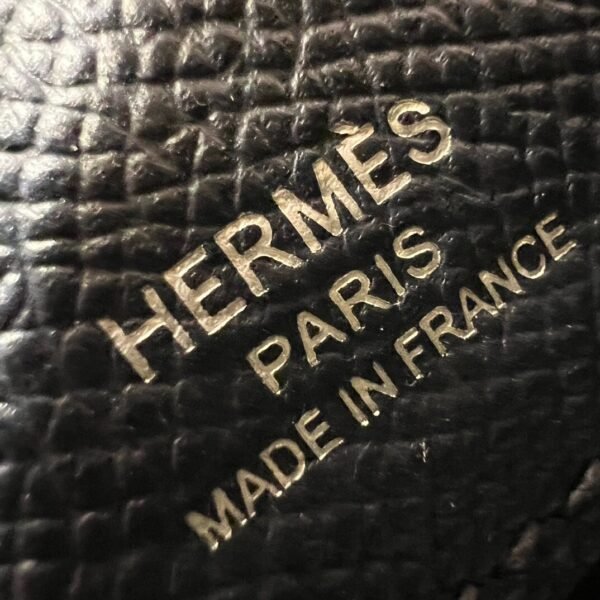 2Z Blue Nuit Kelly Pochette Epsom Leather Silver Hardware Full Handmade