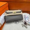 8F Etain Kelly Pochette Epsom Leathers Gold Hardware Full Handmade