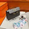 8F Etain Kelly Pochette Epsom Leathers Gold Hardware Full Handmade