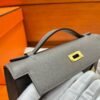 8F Etain Kelly Pochette Epsom Leathers Gold Hardware Full Handmade