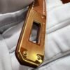 CK37 Gold Kelly Pochette Swift Leathers Gold Hardware Full Handmade