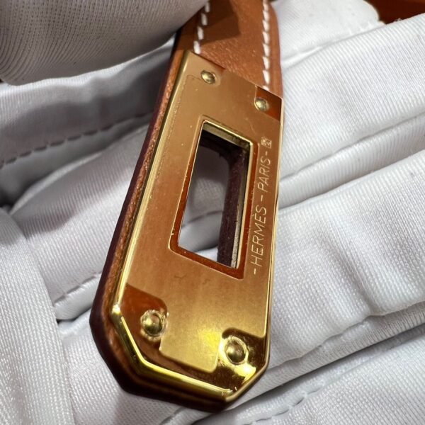 CK37 Gold Kelly Pochette Swift Leathers Gold Hardware Full Handmade