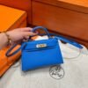 T7 Blue Hydra Mini Kelly 19CM Epsom Leather Gold Hardware Full Handmade