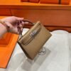 3G Alexander Mini Kelly 19CM Epsom Leather Silver Hardware Full Handmade