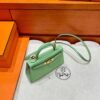 3I Vert Criquet Mini Kelly 19CM Chever Leather Gold Hardware Full Handmade