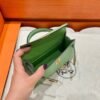 3I Vert Criquet Mini Kelly 19CM Chever Leather Gold Hardware Full Handmade