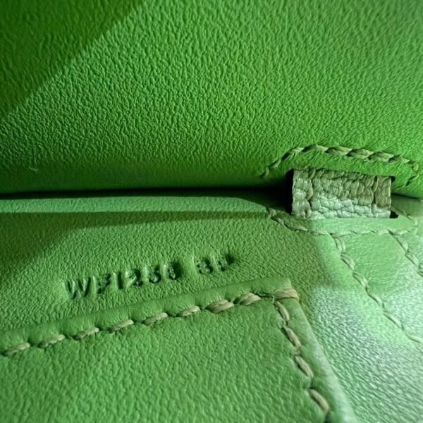 3I Vert Criquet Mini Kelly 19CM Chever Leather Gold Hardware Full Handmade