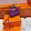 P9 Anemone Mini Kelly 19CM Epsom Leather Gold Hardware Full Handmade