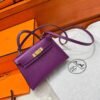 P9 Anemone Mini Kelly 19CM Epsom Leather Gold Hardware Full Handmade