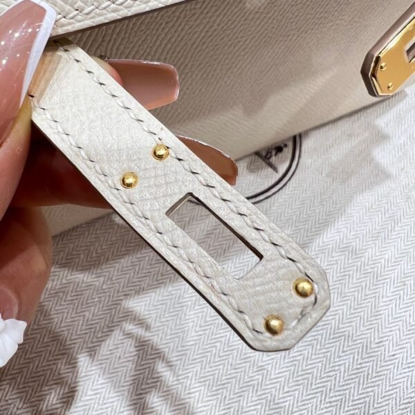 CK10 Craie Mini Kelly 19CM Epsom Leather Gold Hardware Full Handmade