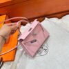 3Q Rose Sakura Mini Kelly 19CM Epsom Leather Silver Hardware Full Handmade