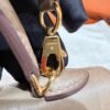 M8 Gris Aslhalte Mini Kelly 19CM KK Ostrich Leather Gold Hardware Full Handmade