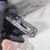 CK89 Nior / Black Mini Kelly 19CM HCP Alligator Crocodile Leather Silver Hardware Full Handmade