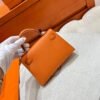 93 Orange Mini Kelly 19CM Epsom Leather Gold Hardware Full Handmade