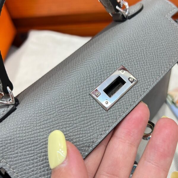 0L Cris Meyer Mini Kelly 19CM Epsom Leather Gold Hardware Full Handmade
