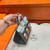 Gris Ciment / Matte Crocodile / Gris Meyer Birkin Faubourg 20CM Silver Hardware Full Handmade
