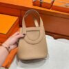0M Chai ln The Loop 18CM Clemence Leather Gold Hardware Full Handmade