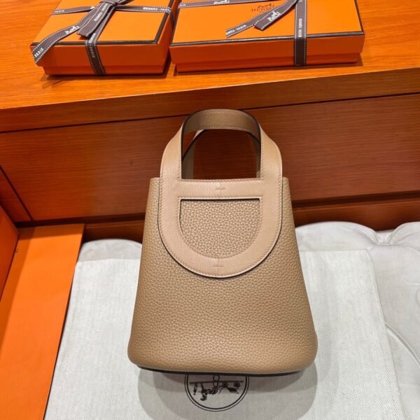 0M Chai ln The Loop 18CM Clemence Leather Gold Hardware Full Handmade