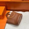 37 Gold Ln The Loop 18CM Clemence Leather Gold Hardware Full Handmade