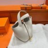 CK10 Craie Picotin Look 18CM Clememce Leather Gold Hardware Full Handmade