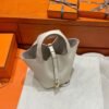 CK10 Craie Picotin Look 18CM Clememce Leather Gold Hardware Full Handmade