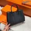 CK89 Nior / Black Graden Party 30CM Negonda Leather Silver Hardware Full Handmade