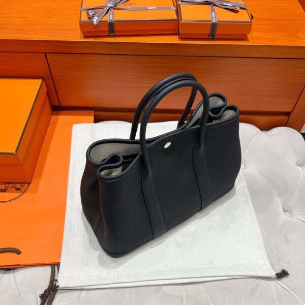 CK89 Nior / Black Graden Party 30CM Negonda Leather Silver Hardware Full Handmade