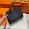 CK89 Nior / Black Graden Party 30CM Negonda Leather Silver Hardware Full Handmade