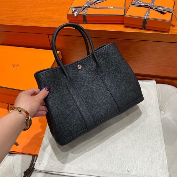 CK89 Nior / Black Graden Party 30CM Negonda Leather Silver Hardware Full Handmade